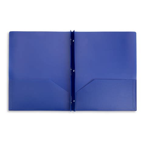 Pocket Folder with Prongs .